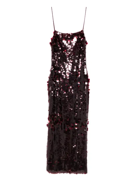 Retrofete Alana sequin strap midi dress