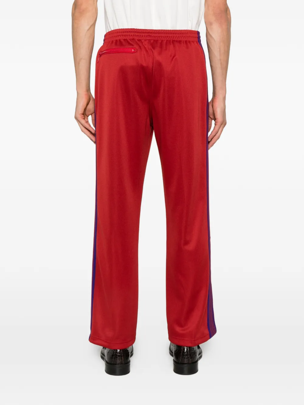 Needles Zip Detail Trousers In Red