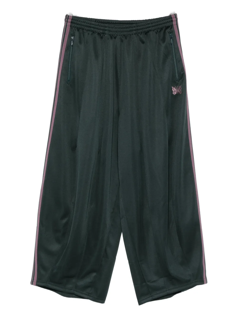 Needles side stripe zip trousers | verde | Image 1