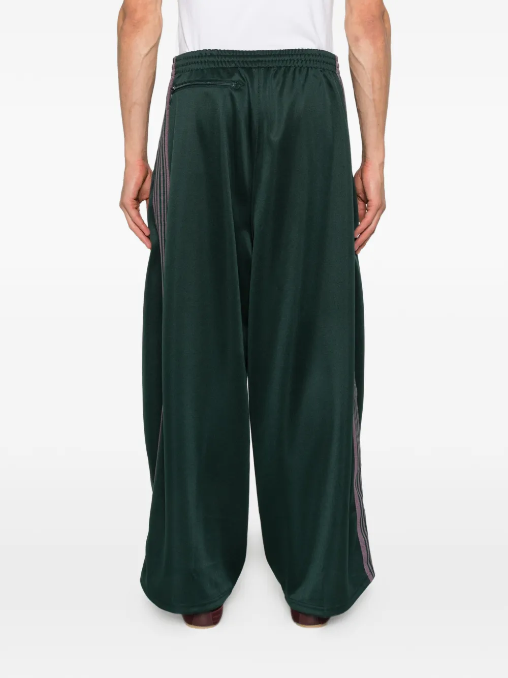 Needles Broek met zijstreep Groen