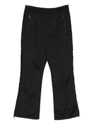 Needles ストライプディテール パンツ | ブラック | FARFETCH JP