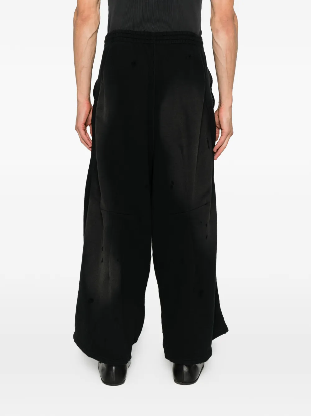 Needles Deconstructed H.d. Sweat Pant In Black