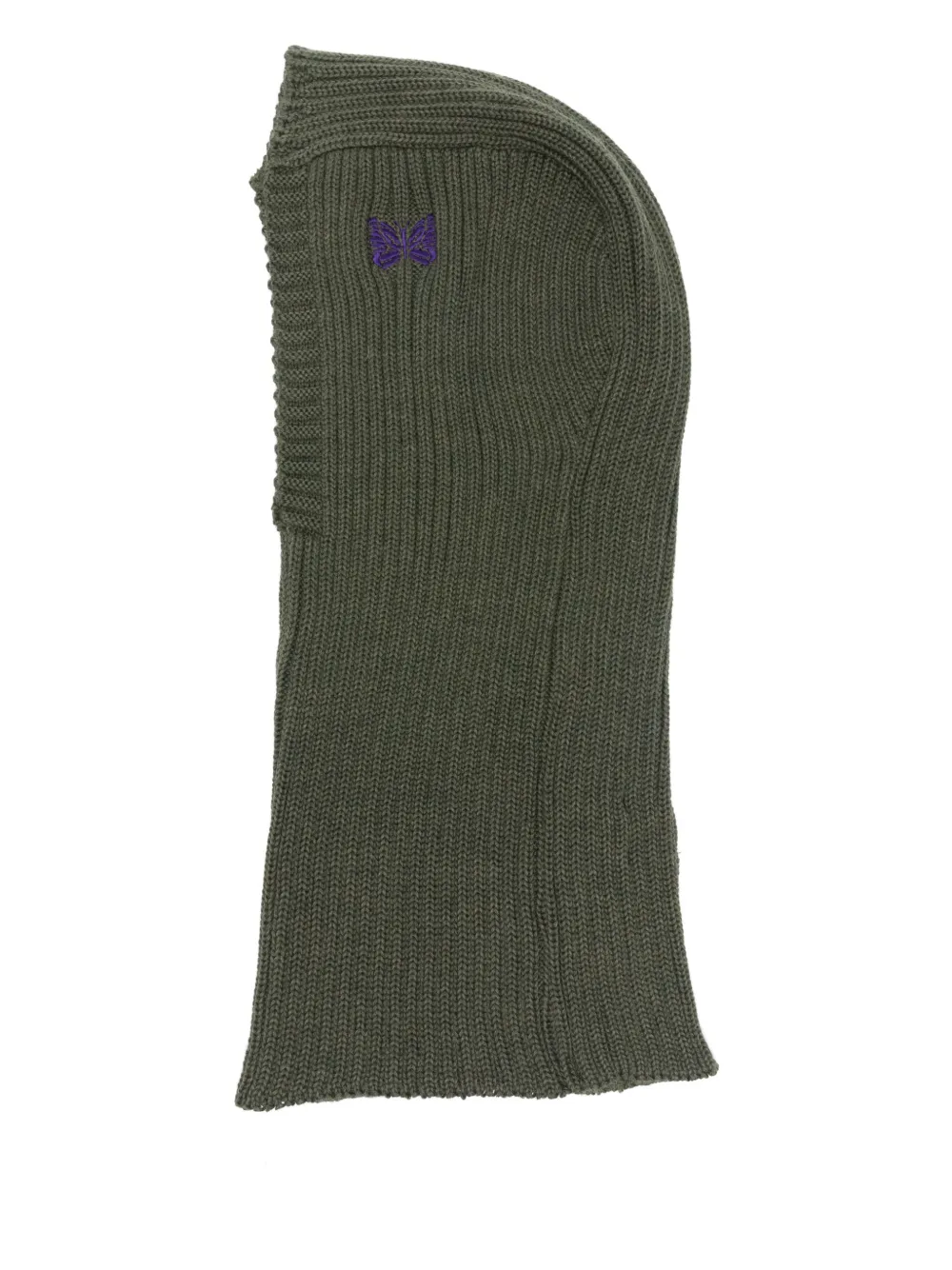 Needles embroidered wool balaclava | verde | Image 1
