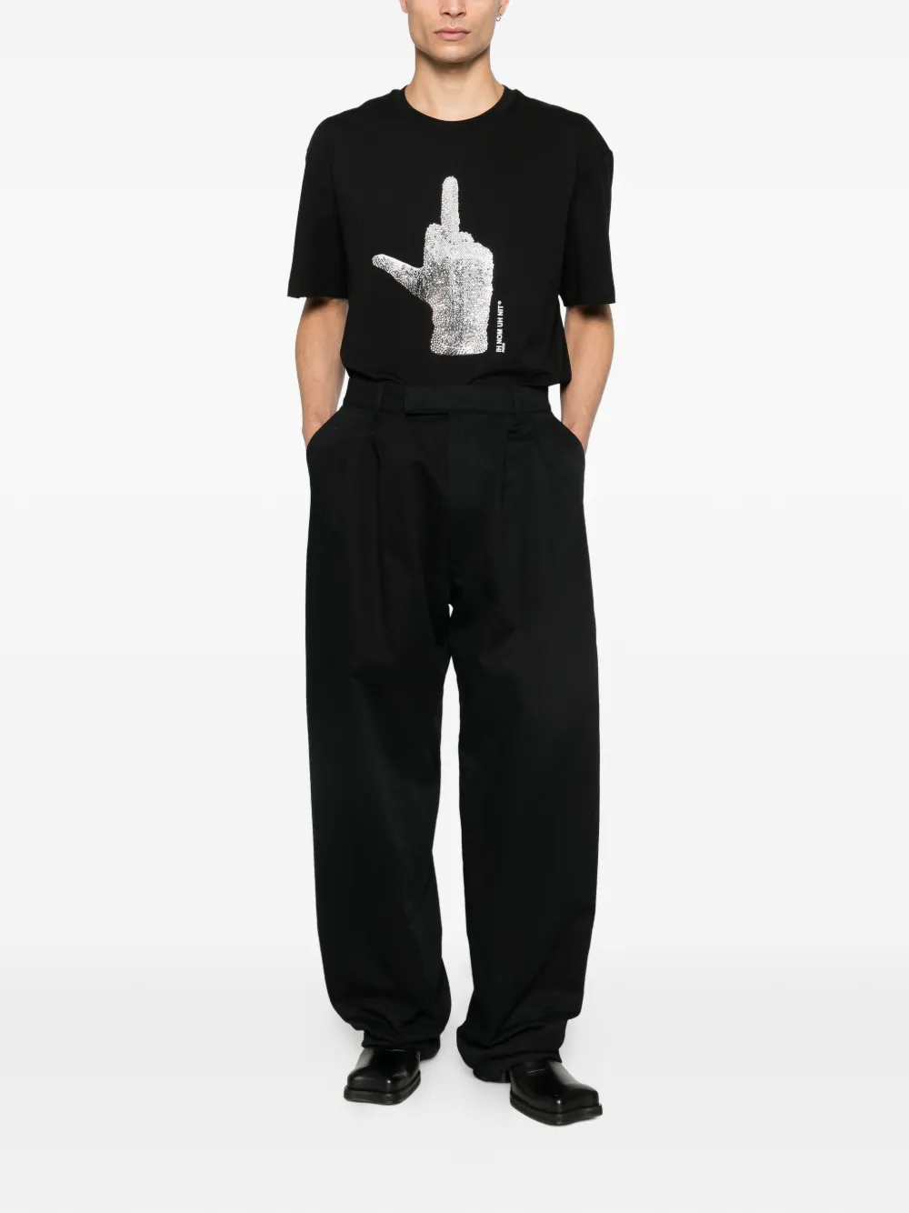 Ih Nom Uh Nit Diamond Glove Hotfix T-shirt - Zwart