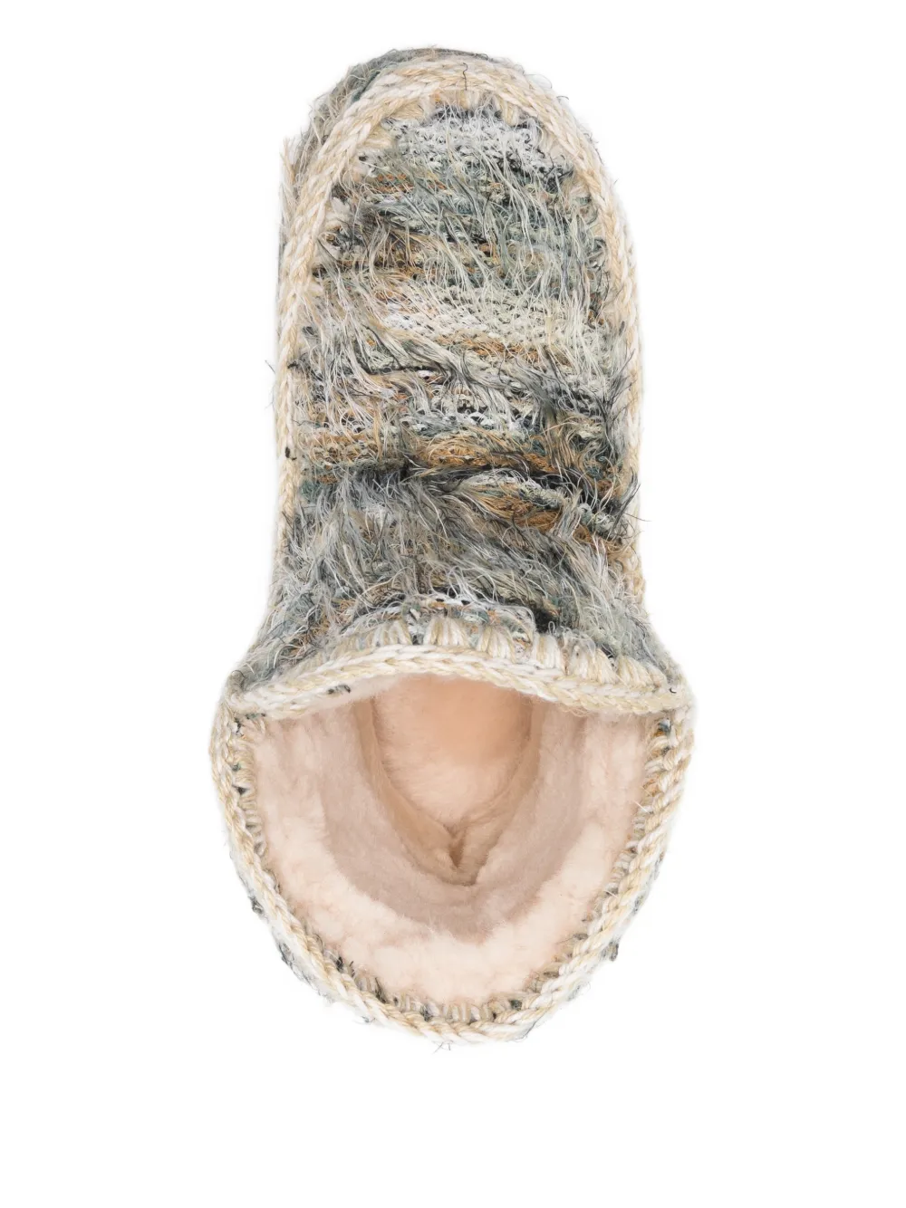 Mou Eskimo 18 Low Heels Ankle Boots In Khaki Suede In Multi
