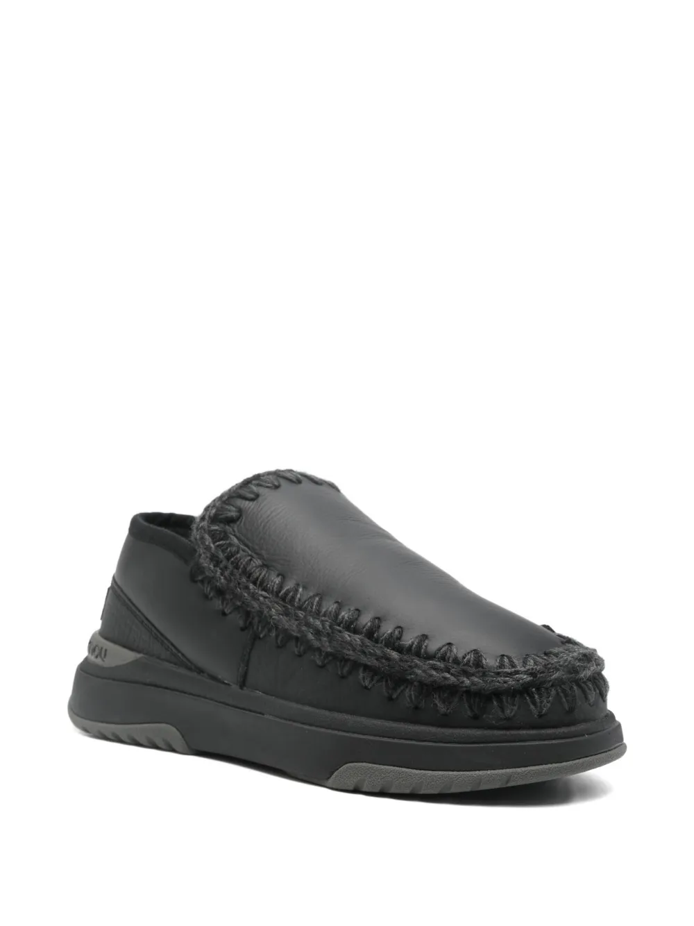Mou trim-detail leather slip-on | Slip-Ons | Image 2