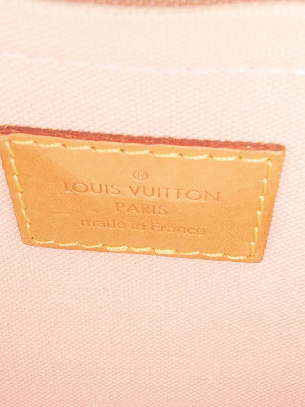 Pre-owned Louis Vuitton 2017 Damier Azur Croisette Satchel In White