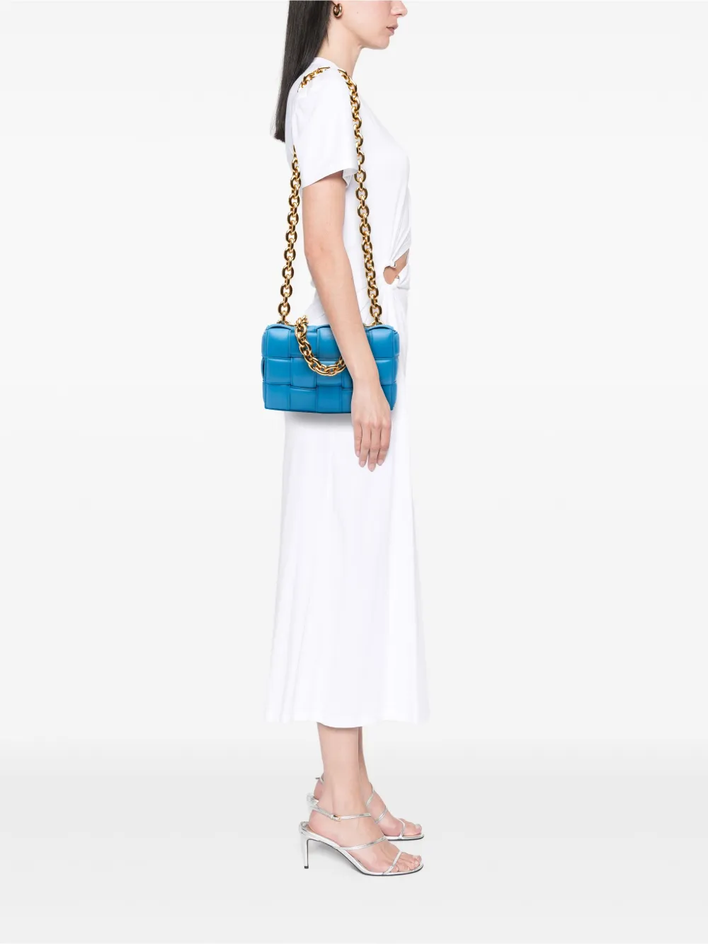 Bottega Veneta Pre-Owned 2012-2025 Nappa Intrecciato Padded Chain Cassette satchel | Pre-Owned | Image 2