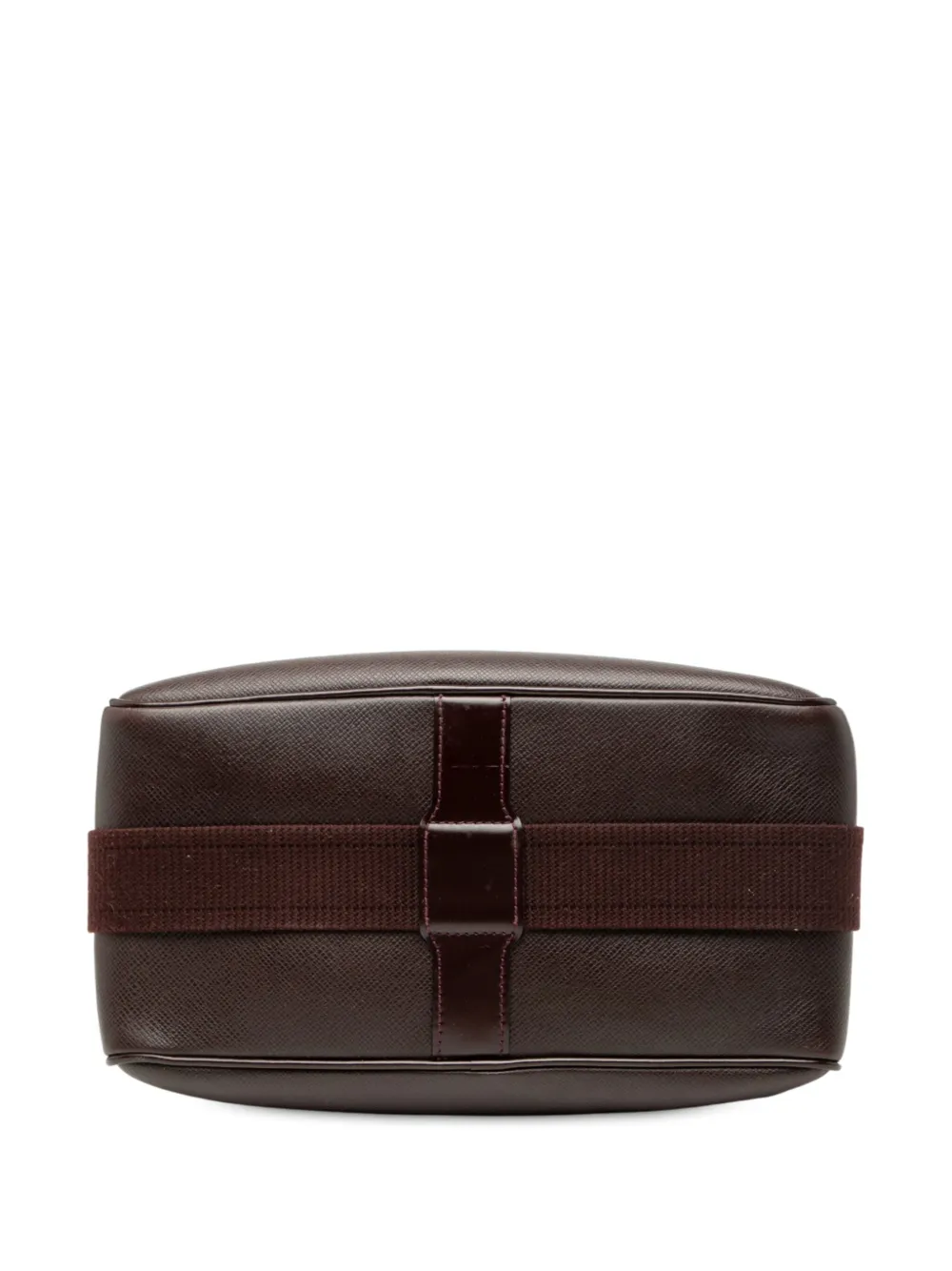 Pre-owned Louis Vuitton 1999 Taiga Reporter Pm Crossbody Bag In Red