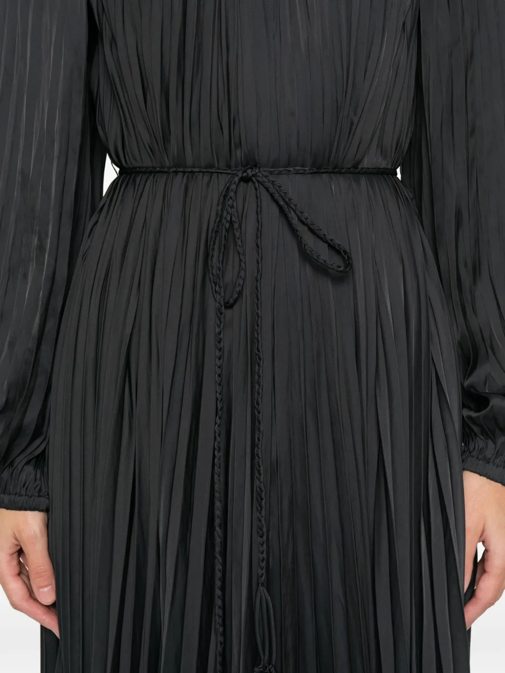Ulla Johnson Tie-detail Midi Dress In Black