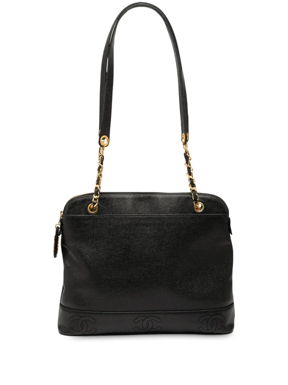 CHANEL Pre-Owned 1996-1997 Triple CC Caviar shoulder bag - Nero
