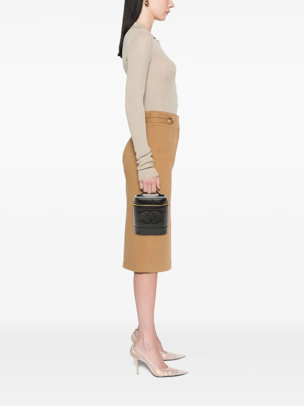 CHANEL Pre-Owned Trousse CC in pelle Caviar 2000-2002 | Pre-owned | Image 2