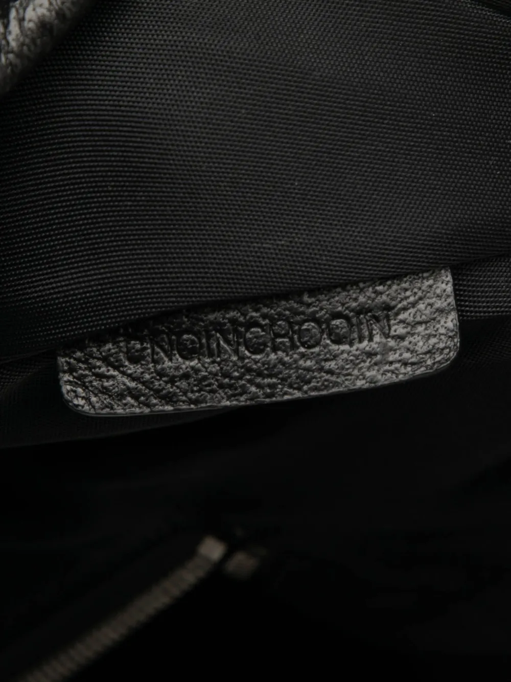 Pre-owned Burberry 2000-2017 Tonal Check Nylon Shoulder Bag In Black