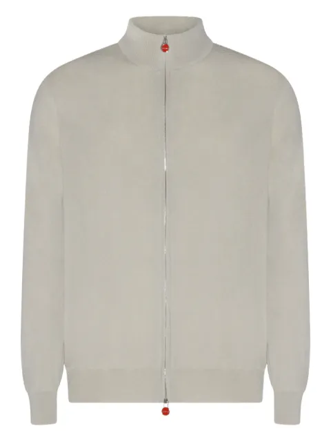 Kiton zip-up cardigan