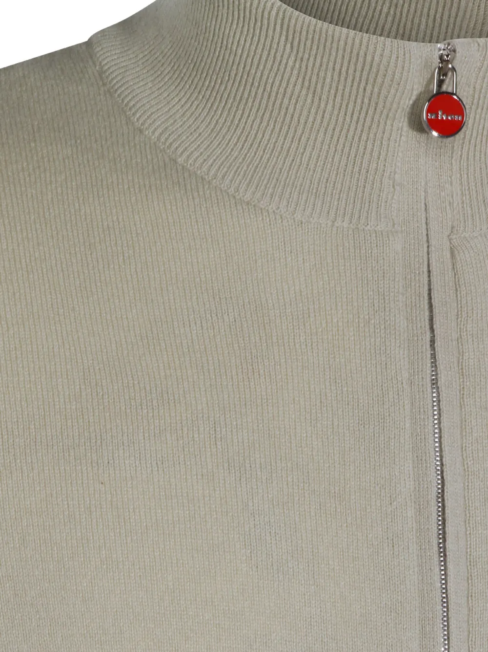 Kiton Vest met rits Beige