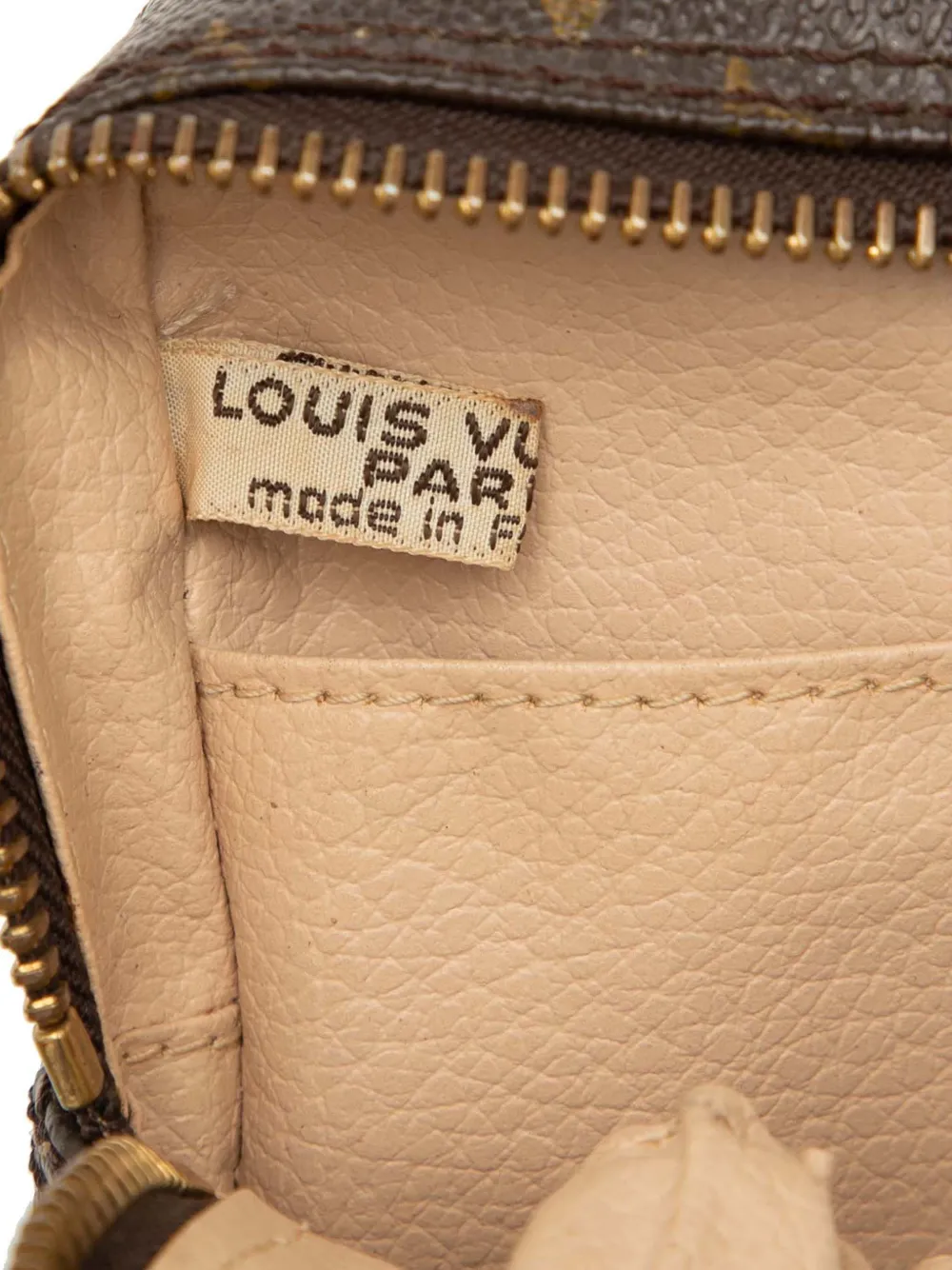 Pre-owned Louis Vuitton 1988 Monogram Trousse Toilette 18 Clutch Bag In Brown