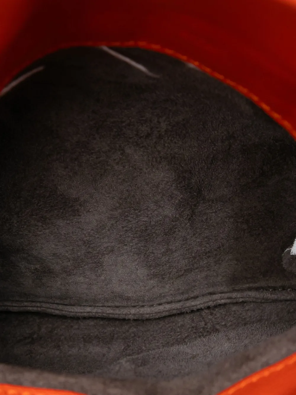 Pre-owned Bottega Veneta 2012-2025 Mini Nappa Intrecciato Expandable Chain Flap Crossbody Bag In Orange