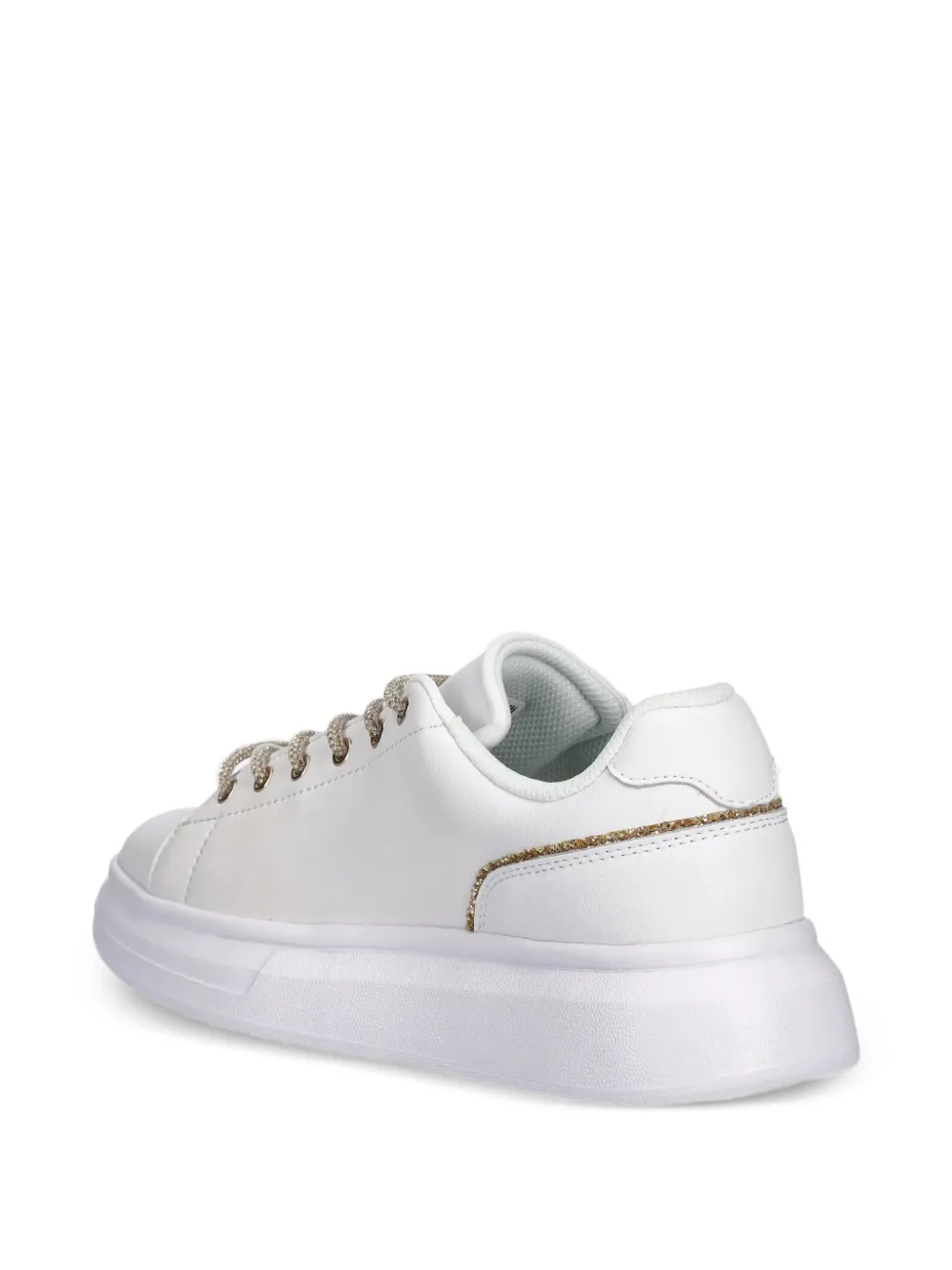 Just Cavalli logo-print sneakers Wit