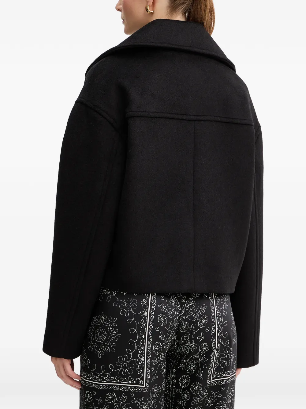  Just Cavalli Button-up Jacket - Black 