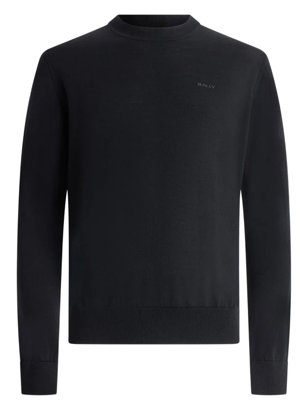 Bally crew neck wool sweater - Black