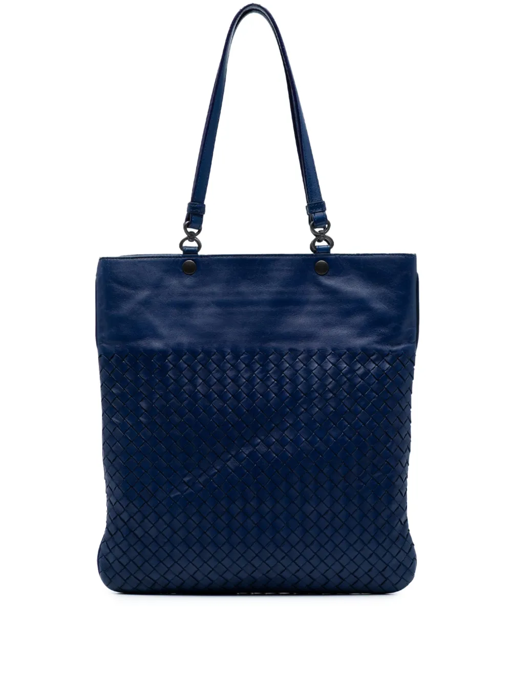 Bottega Veneta Pre-Owned 2011 Nappa Intrecciato Flat tote bag - Blu