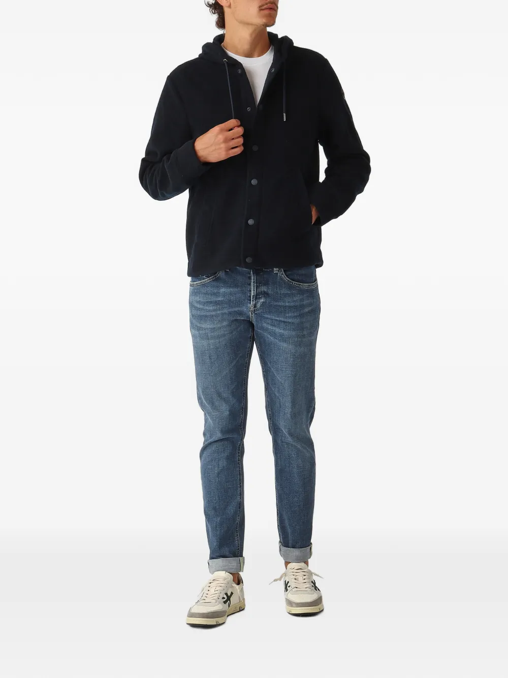 Colmar button-fastening hoodie | Hoodies | Image 2