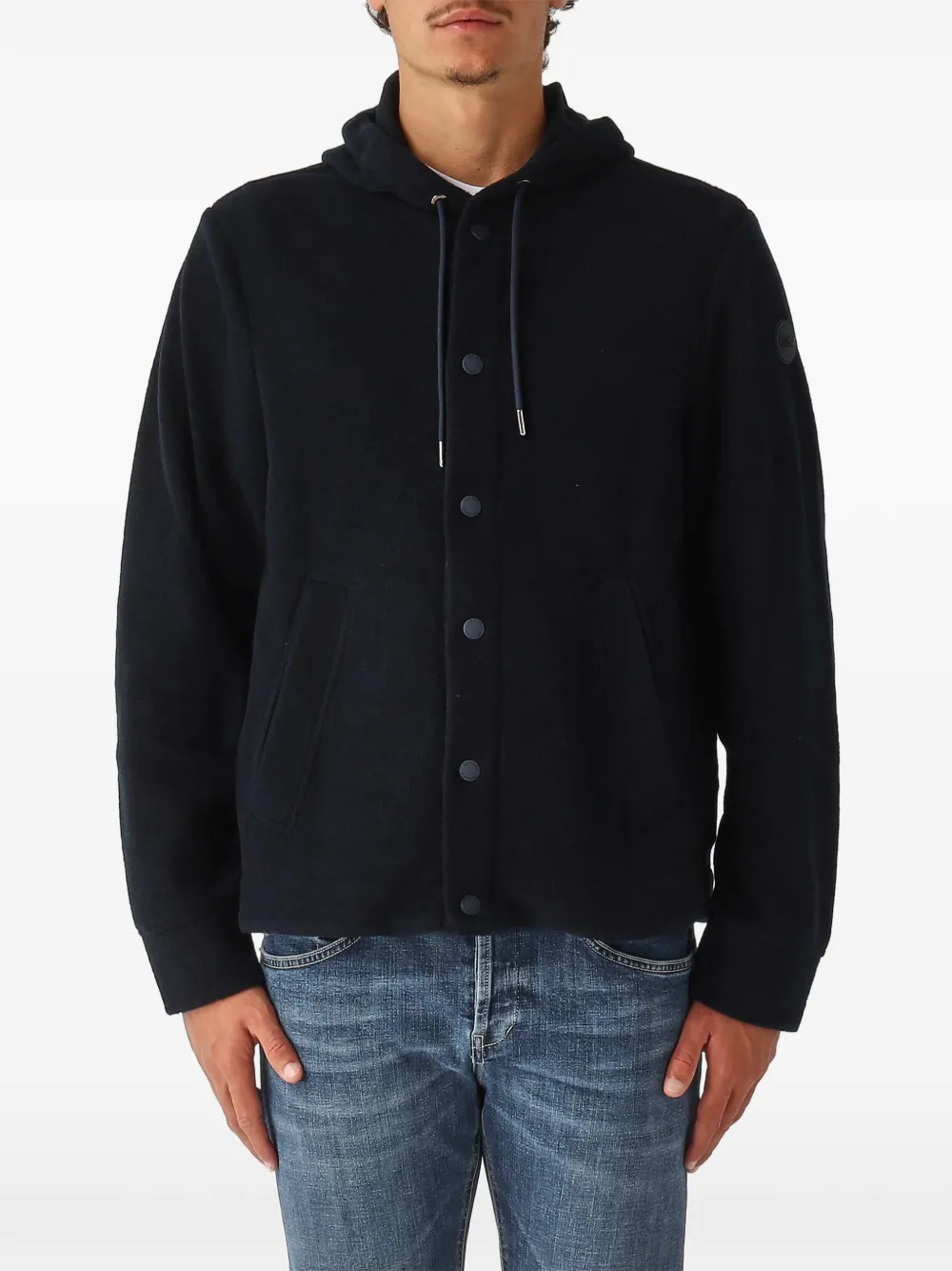 Colmar button-fastening hoodie | azul | Image 1