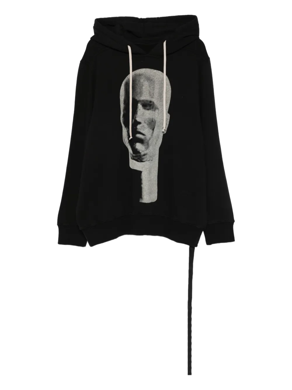 Rick Owens DRKSHDW graphic-print hoodie | Black | Image 1