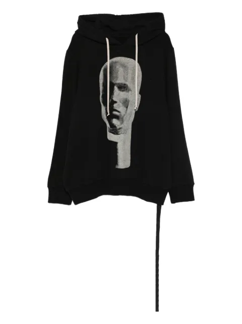 Rick Owens DRKSHDW sudadera con capucha y estampado gráfico