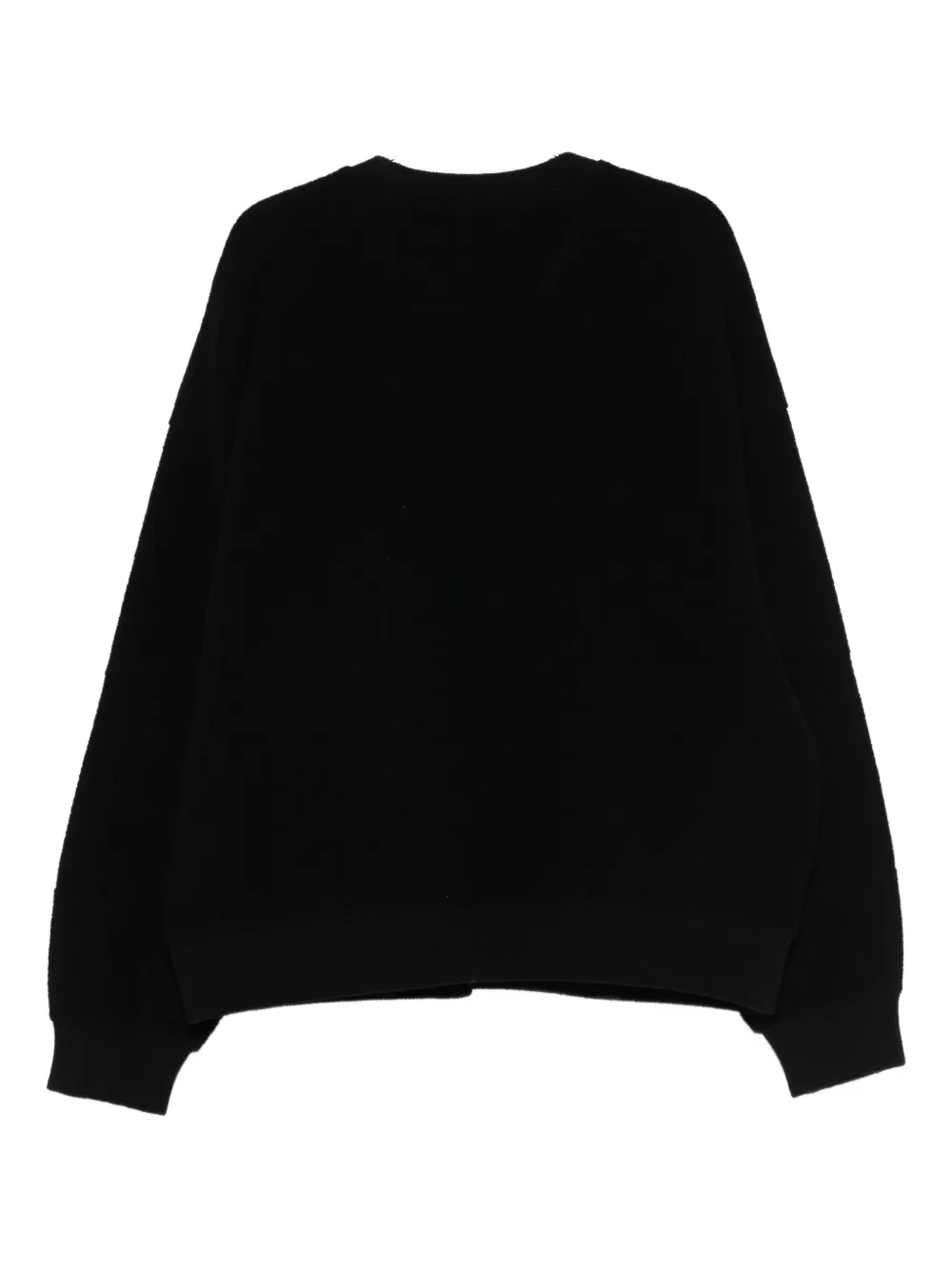 Juun.J Sweater met geborduurd logo - Zwart