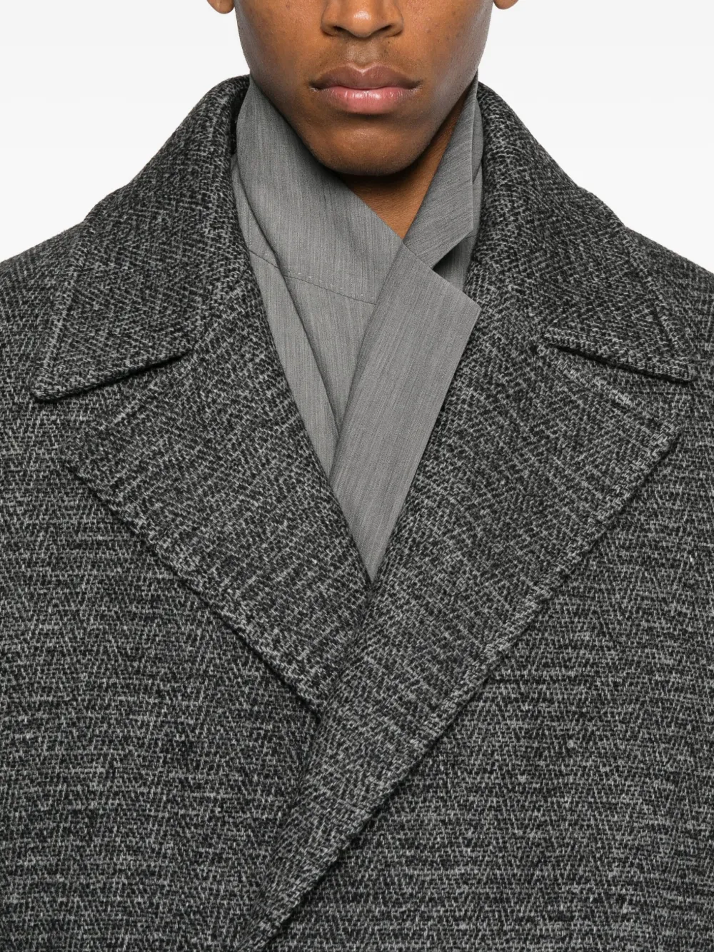 Juun.J Jas met dubbele rij knopen Grijs