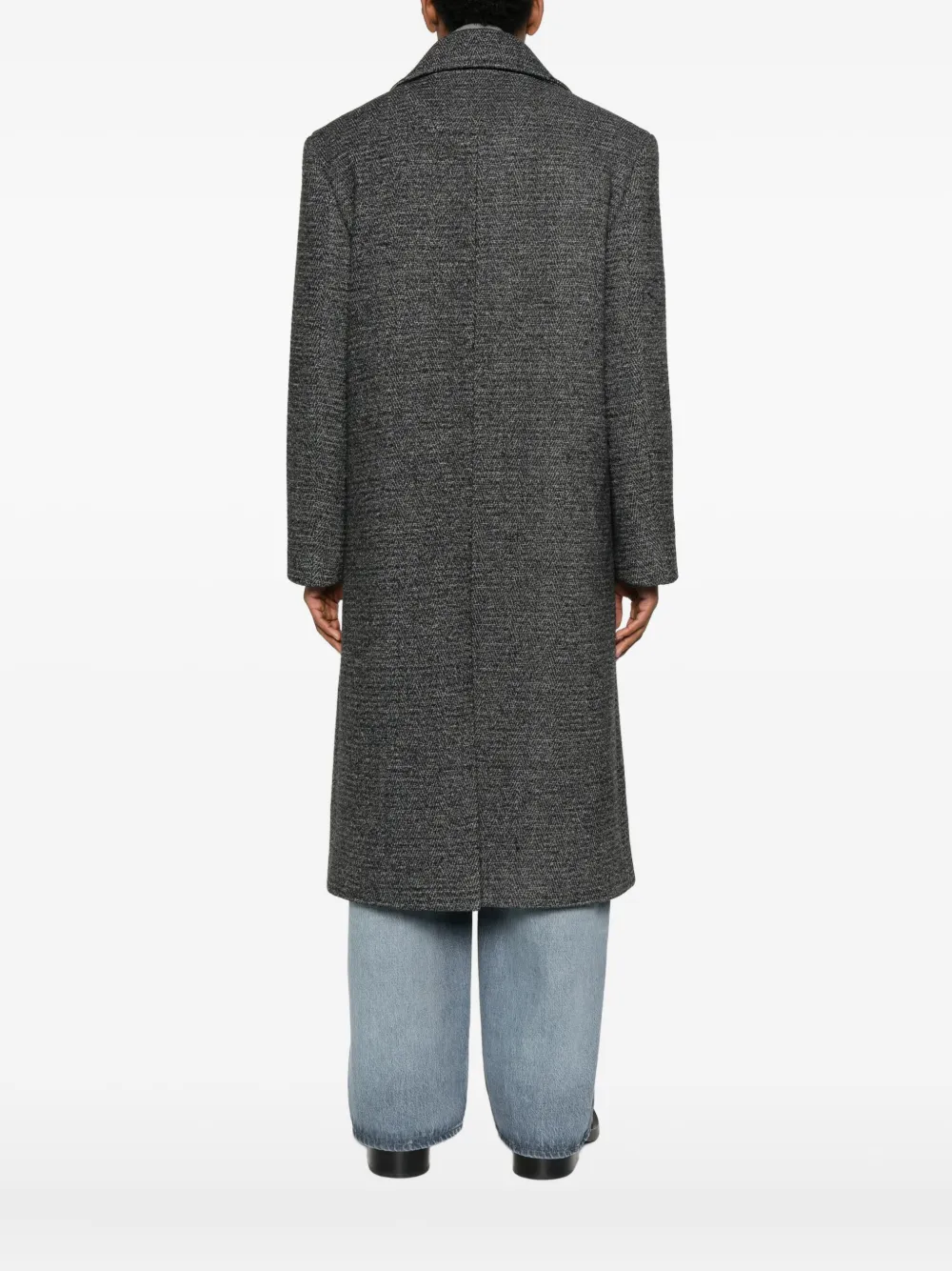 Juun.J Jas met dubbele rij knopen Grijs