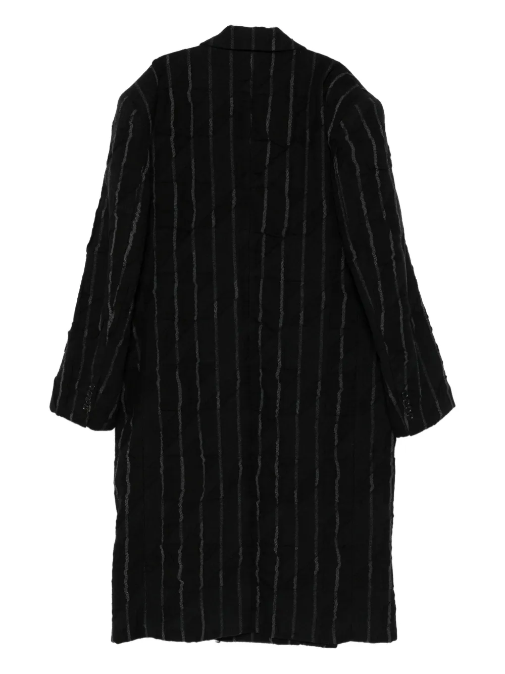 Juun.J abrigo a rayas con doble botonadura | Abrigos con doble botonadura | Image 2