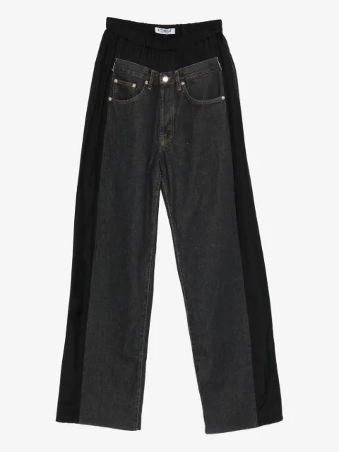 Lutz Huelle Low-waist denim broek