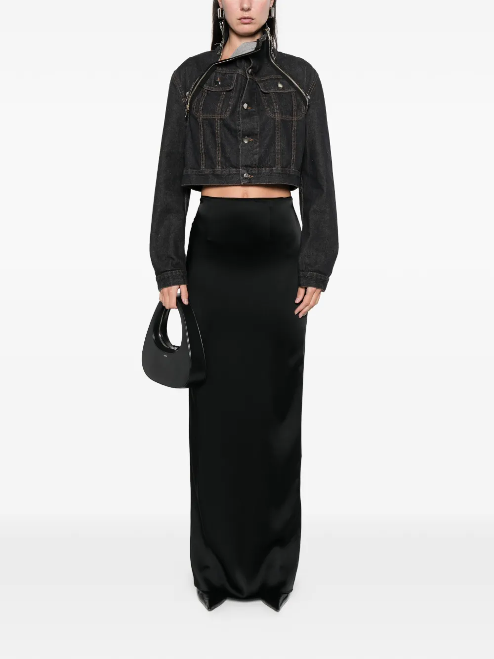 Lutz Huelle chamarra Veer de mezclilla con botones | Chamarras de mezclilla | Image 2