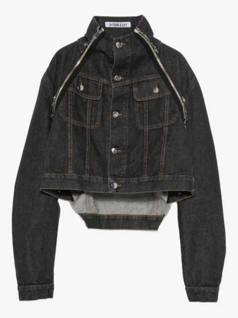 Lutz Huelle Veer button-fastening denim jacket