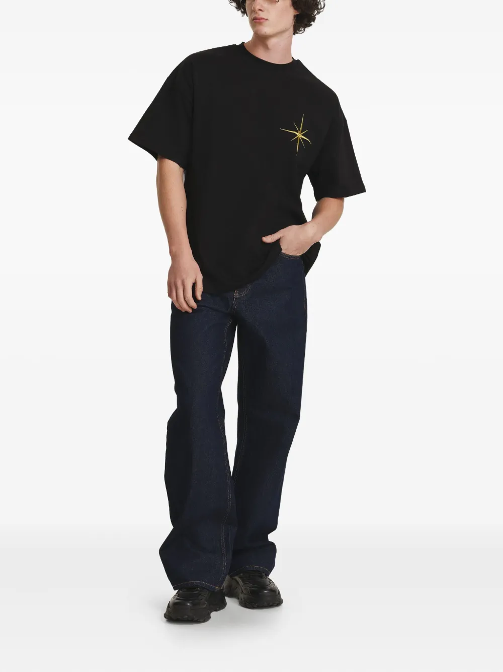 IRINA VOINEA wide-leg jeans - Blauw