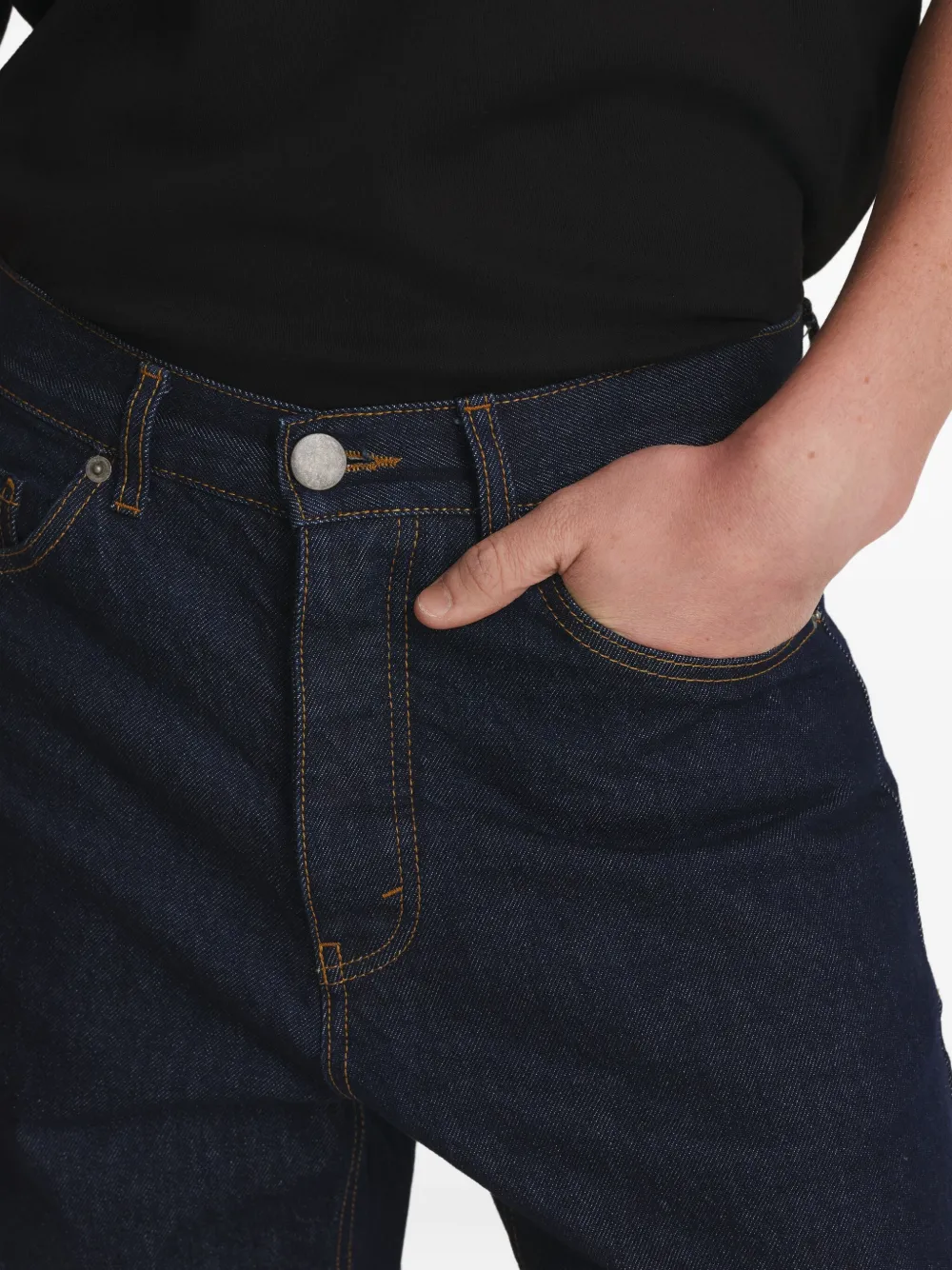 IRINA VOINEA Jeans met wijde pijpen Blauw