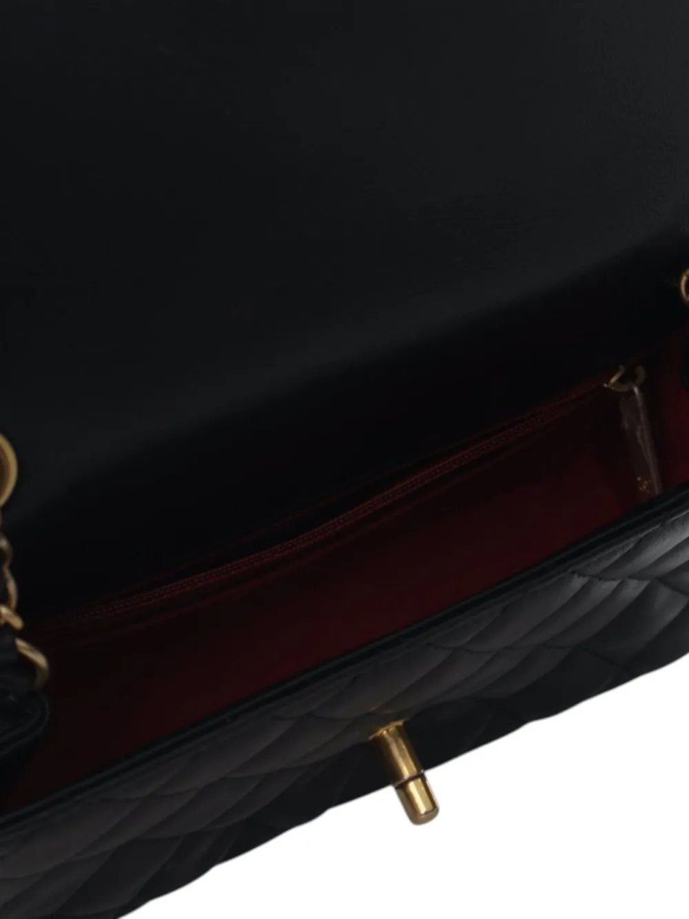 Pre-owned Chanel 2020 Mini Rectangular Classic Lambskin Romance Single Flap Crossbody Bag In Black