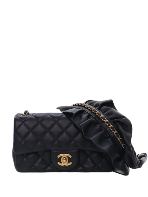 CHANEL Pre-Owned 2020 Mini Rectangular Classic Lambskin Romance Single Flap crossbody bag
