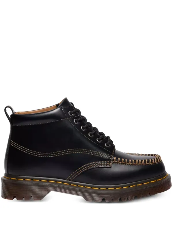 Dr. Martens Lowell Chukka アンクルブーツ | ブラック | FARFETCH JP