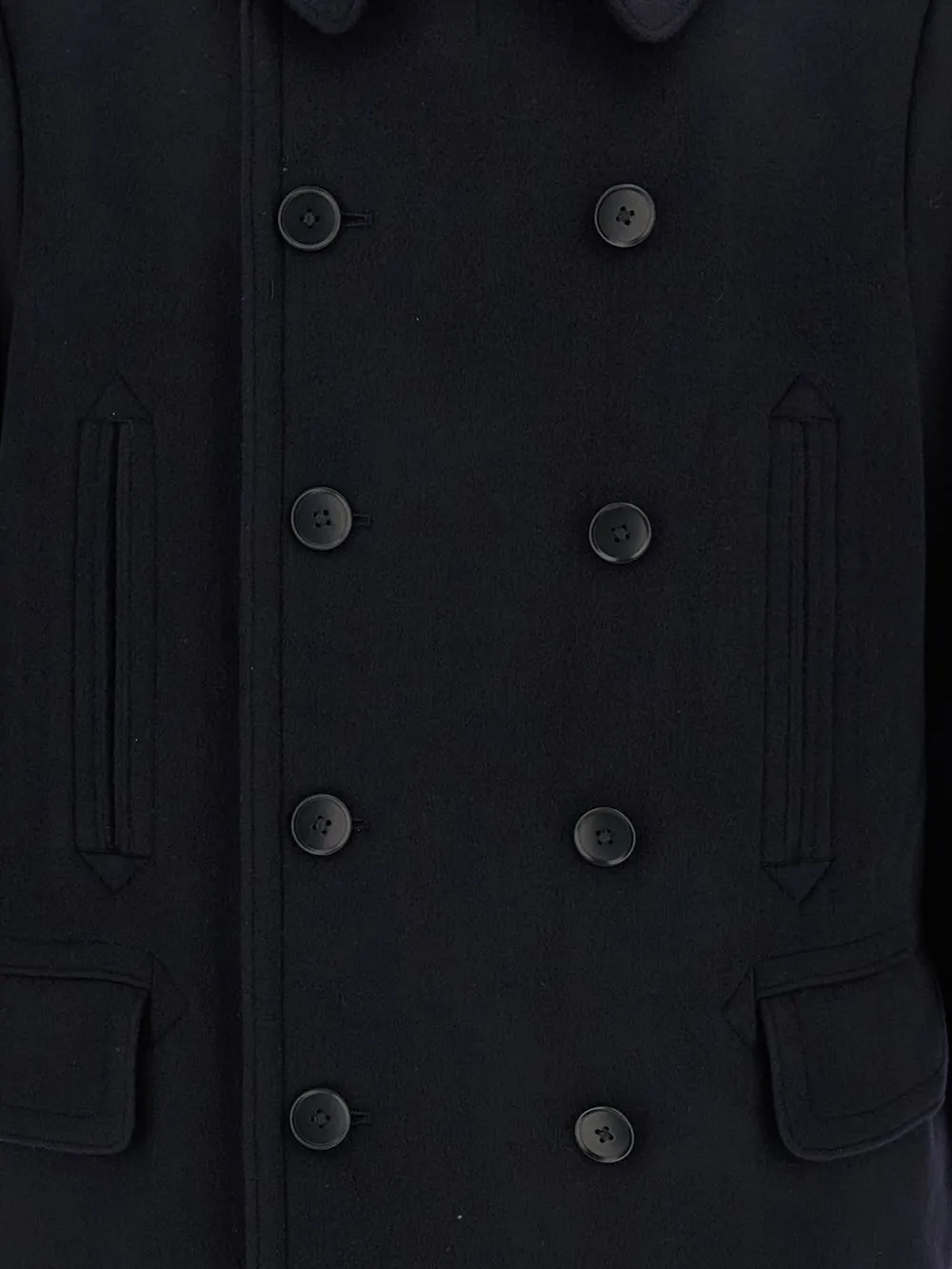 Kaptain Sunshine flap-pockets button peacoat | Peacoats | Image 2