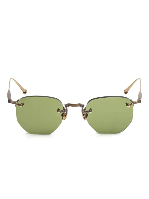 Matsuda rimless geometric-frame sunglasses