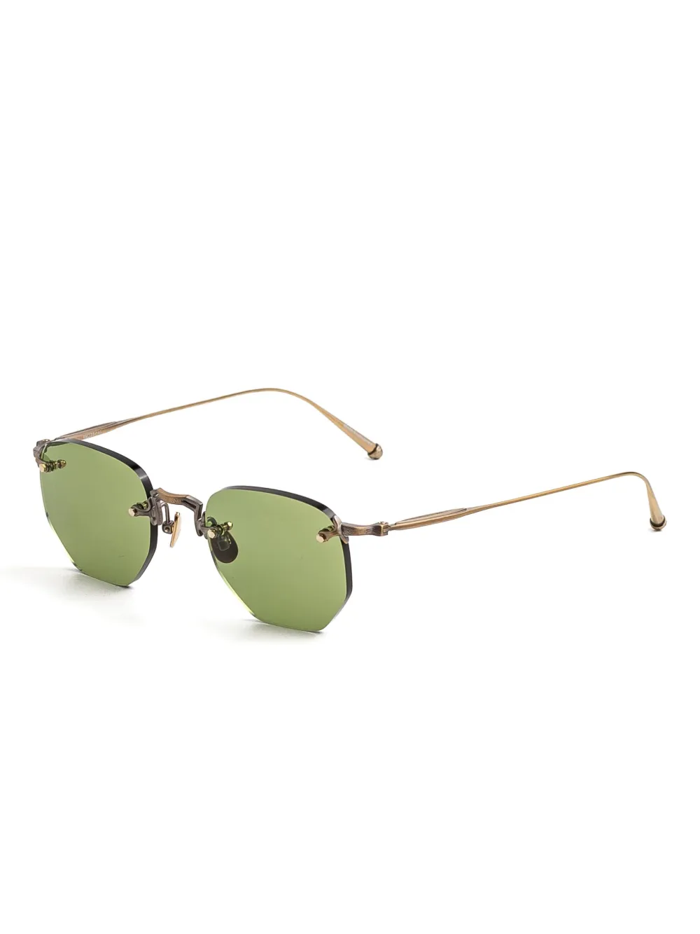 Matsuda rimless geometric-frame sunglasses - Goud
