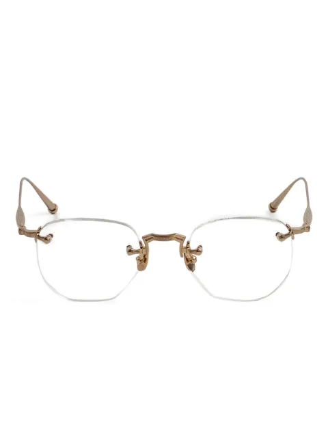 Matsuda geometric-frame glasses