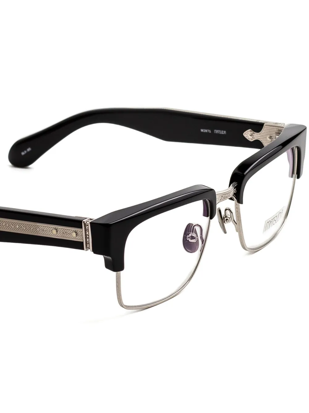 Matsuda Browline Glasses In Black