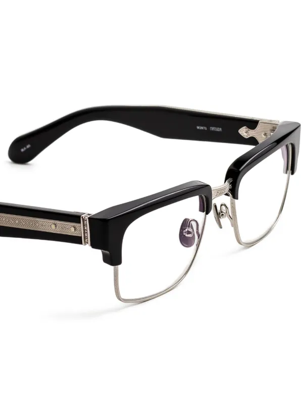 Matsuda Browline Glasses | Black | FARFETCH ID