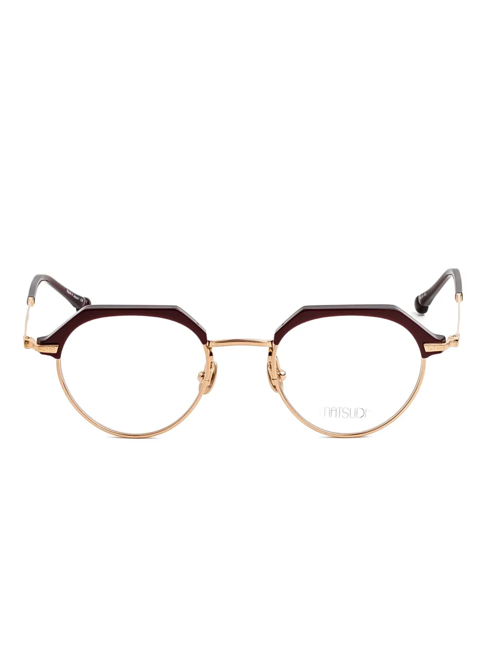 Matsuda Geometric-frame Glasses In Red