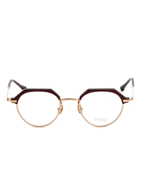 Matsuda geometric-frame glasses