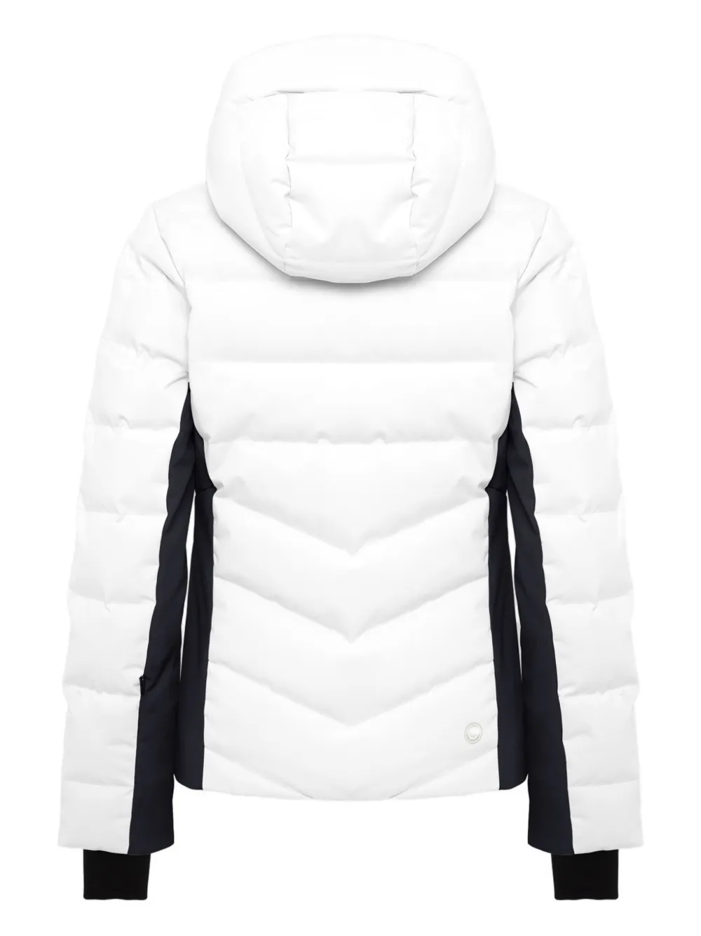 Colmar Hooded Panelled Ski Jacket In White